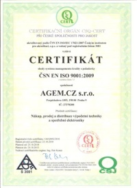 ISO certifikát
