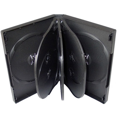 DVD BOX 27mm na 8ks, černý