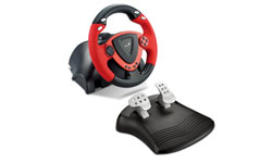 GENIUS volant TwinWheel FF Vibration, volant + pedály