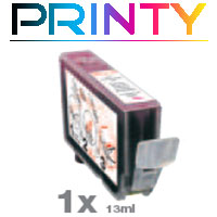PRINTY pro CANON, CLI-8PC náplň photo azurová 13ml - alternativní
