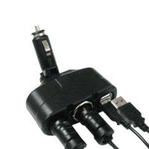 FORTRON PL-A03TU CAR rozdvojka + USB nabíječka (2x USB, 2x CAR adapter)