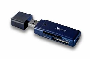 APACER čtečka externí AM401 ALL-in1+SDHC+M2+MStick USB 2.0 (external reader)