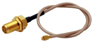 RFE pigtail IPAX / SMA-RP-F 0.2m