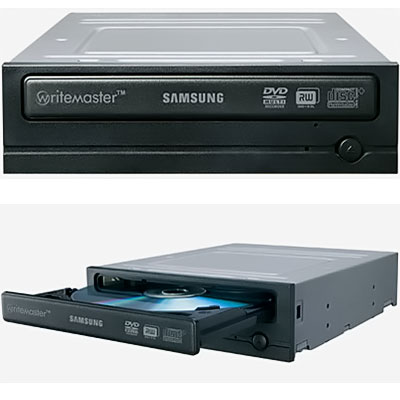 SAMSUNG DVD±RW SH-S222A/BEBE IDE/ATA 22x16x12, DL12x, DVD-RAM černá bulk