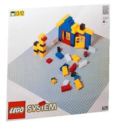 LEGO Sytem - Creative building - Velká podložka na stavění (šedá)  628