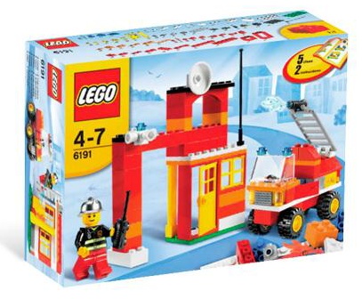LEGO Sytem - Creative building - Hasiči stavební sada 6191