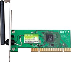 TP-LINK TL-WN353G Wifi PCI adapter, 54Mbps Wifi PCI klient 2,4 GHz (Fixní ant.)
