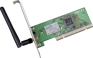 TP-LINK TL-WN353GD Wifi PCI adapter, 54Mbps Wifi PCI klient 2,4 GHz (Odpojitelná ant.)