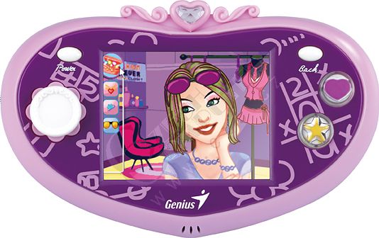 Genius HEEHA 200 herní konzole + 30 skvělých her inside,2.5” LCD, 16:9 colorful screen ,Pocket Games