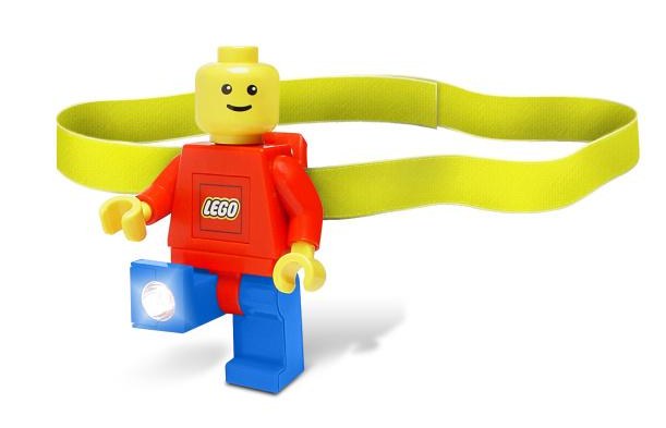 LEGO Lights panáček čelovka (2xbílá LED, velikost  7cm)