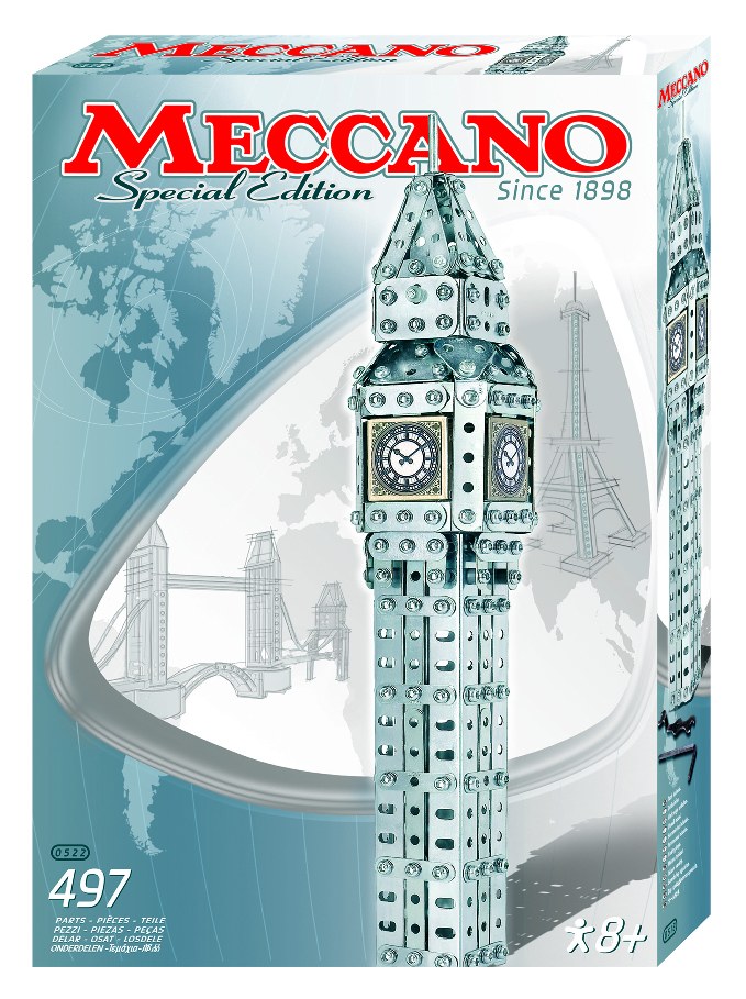 MECCANO Big Ben (stavebnice, 497 dílů, SPECIAL EDITION)