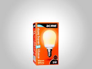 ACME 9W E14 BUBBLE kompaktní úsporná zářivka 8000hodin (9W=45W)