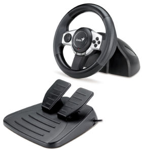 GENIUS volant Trio Racer F1 pro PC/PS3/Wii +pedály