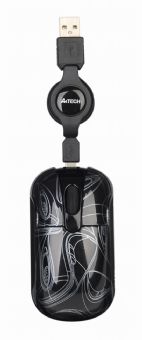 A4TECH myš K3-23E OSCAR, 8in1 Combo s navijákem 800DPI Optical Black