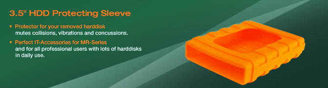 FANTEC ochrana na 3.5" HDD, oranžová
