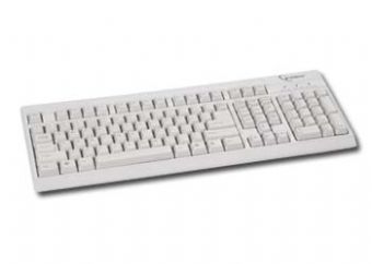 GEMBIRD klávesnice KB-7400-SK PS/2 SK/US white