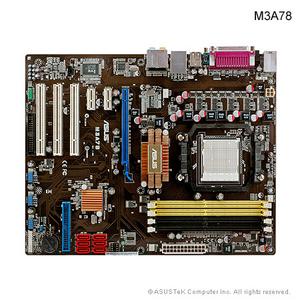 ASUS MB M3A78 použitý (AM2+, amd, DDR2 1066, PCIE, 133+SATA2R, 7.1, GLAN, ATX)