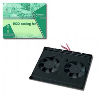 GEMBIRD HDD chladič HD-A3, 2x ventilátor