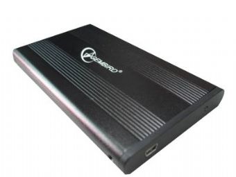 HDD kit ext GEMBIRD USB 2.0 2,5"zař. ALUM, Hot-swap, PnP,pro SATA,EE2-U2S-1
