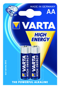 VARTA 2pack HighEnergy AA/LR06 2900mAh baterie (cena za 1x2pack, 5let, -10-+50oC)