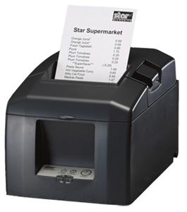 STAR TSP654C-24, BLACK, Paralelní, řezačka, se zdrojem, THERMO
