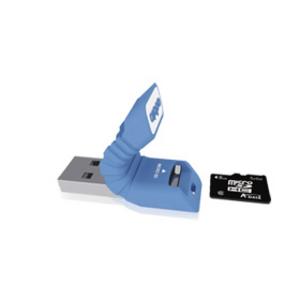 ADATA micro SD card 2GB + reader set Ver.2 blue (+ microSD čtečka modrý)
