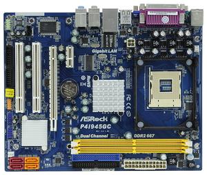 ASROCK MB P4I945GC (478, intel, DDR2, VGA, PCI, SATA+IDE, 7.1, GLAN, mATX)