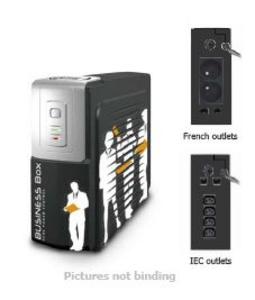 INFOSEC UPS Z4-500 FR businessbox (450VA, zásuvka +2x tel RJ11, off-line technology)