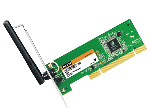 TENDA W54P Wifi PCI adapter, 5dBi pevná antena