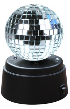 SATZUMA Odlesková zrcadlová koule Mirror Ball USB