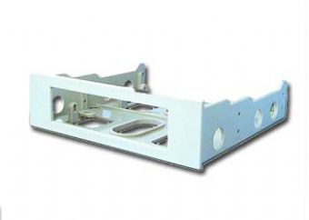 GEMBIRD MF-520 2PACK plastový montážní rámeček bílý (pro 3.5" mechaniky do 5.25" šachty)