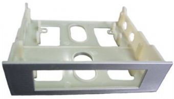 GEMBIRD MF-520-S 2PACK plastový montážní rámeček stříbrný (pro 3.5" mechaniky do 5.25" šachty)