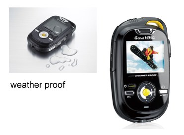 GENIUS G-Shot HD501 digitální videokamera, outdoor, HD, 2,0" LCD, HDMI, Li-ion, waterproof