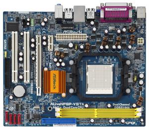 ASROCK MB ALIVENF6P-VSTA použitý (AM2, nvidia, DDR2, VGA, PCIE, SATA2R, LAN, mATX)