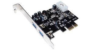 ST-LAB U-511 PCIE 2x USB3 .0 NEC interní karta (2x externí konektor)