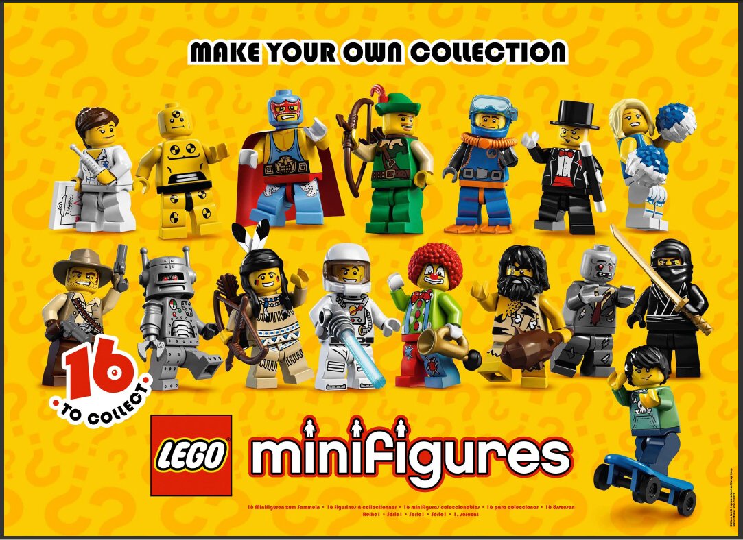 LEGO Sytem - Minifigurky (1 ze 16 postaviček) 8683