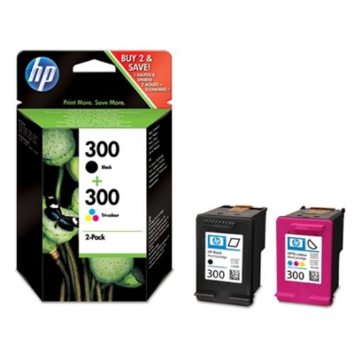 HP CN637EE = CC640EE + CC643EE combo 300/300 (náplň č.300 černá + č.300 barevná, combo pack)