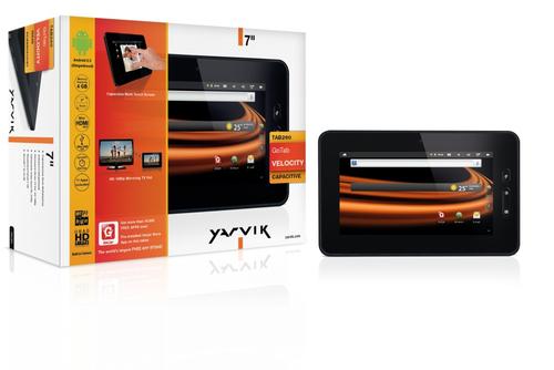 Detail produktu - SWEEX Yarvik TAB260 Android 2.3 tablet 7" kapacitn� MultiTouch 800x480, 1.2GHz, 4GB , GoTab Velocity (Android 4.0 upgradable)