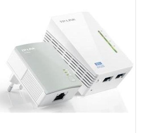 TP-LINK TL-WPA4220 STARTER-KIT 2 kusy 300Mbit Powerline Ethernet extender Wireless N 300Mbps, 2 kusy, (wifi, homeplug)