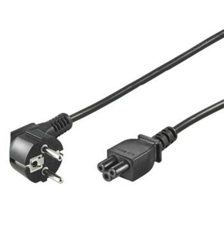 Kabel síťový 220V/230V, 1.0m - k notebooku trojlístek - AGEMcz