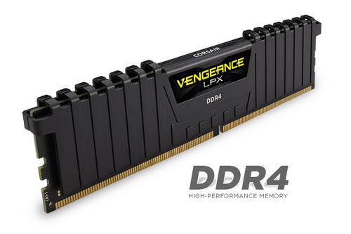 CORSAIR 32GB=2x16GB DDR4 2400MHz VENGEANCE LPX BLACK PC4-19200 CL14