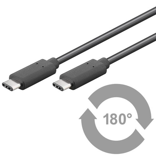 KABEL USB 3.1 konektor C/male - USB 3.1 konektor C/male, 0.5m - Slevy AGEMcz