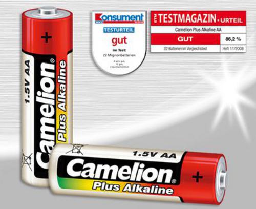 CAMELION 4ks baterie PLUS ALKALINE AA/LR6 blistr