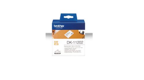BROTHER DK-11202- papírová etiketa (62x100mm - 300ks) - AGEMcz
