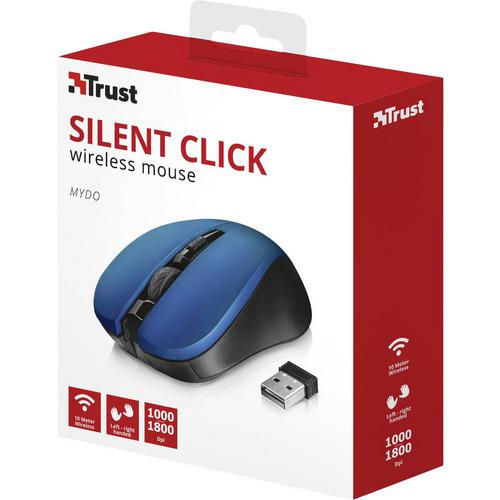 TRUST MYDO Silent click wireless mouse blue