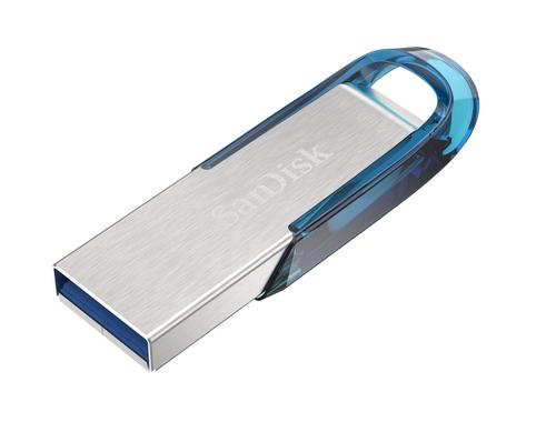 SANDISK Ultra Flair 32GB USB3.0 flash drive, tropická modrá