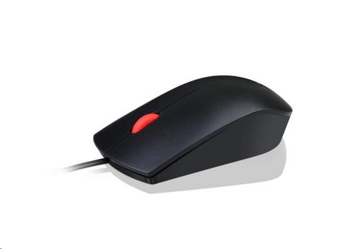 LENOVO myš Essential USB Mouse, černá, custom - AGEMcz