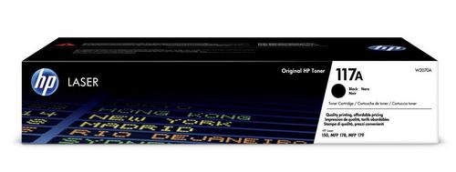 HP W2070A originální toner černý č.117A cca 1000 str. (black, pro HP 150a, 150nw, MFP 178nw, 179fnw