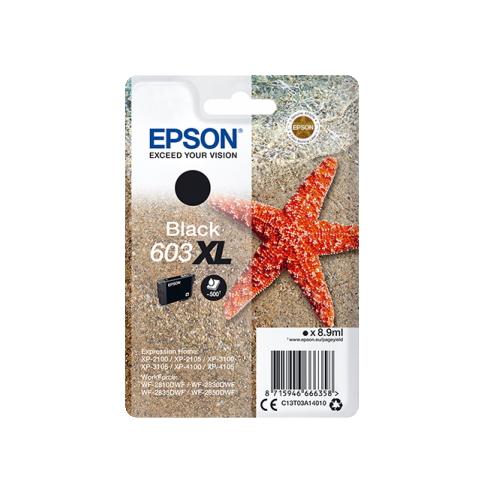 EPSON originální náplň 603XL černá - AGEMcz