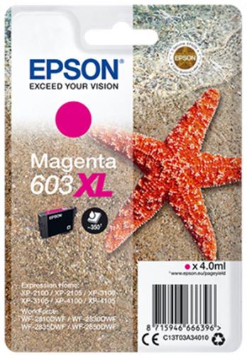 EPSON originální náplň 603XL purpurová - AGEMcz